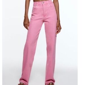 Zara pink jeans size 10 not NWT